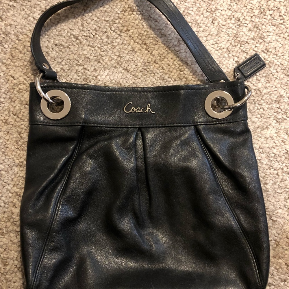 Black coach bag